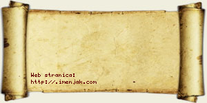 Jadranka Tošović vizit kartica